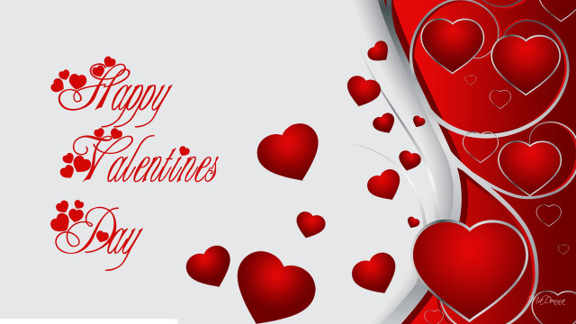Valentine hearts romantic digital lyco free wallpaper - medium preview image