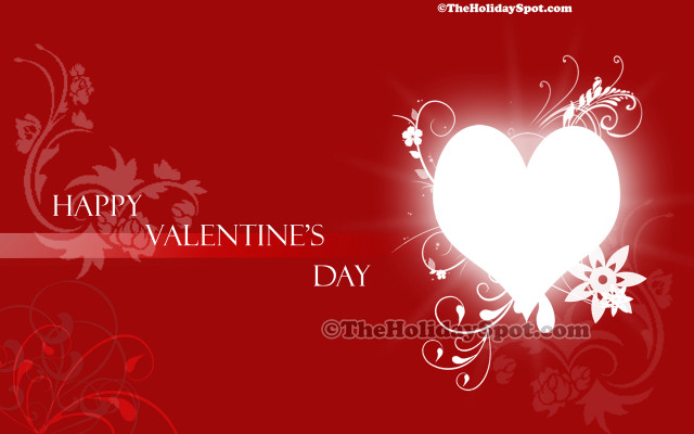 Valentines day card heart flowers #2 free wallpaper - medium preview image