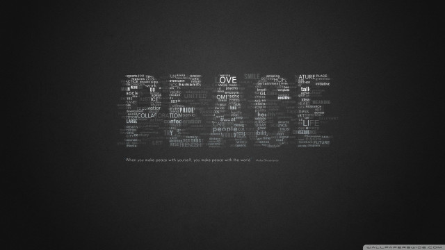 Love word cloud black background free wallpaper - medium preview image