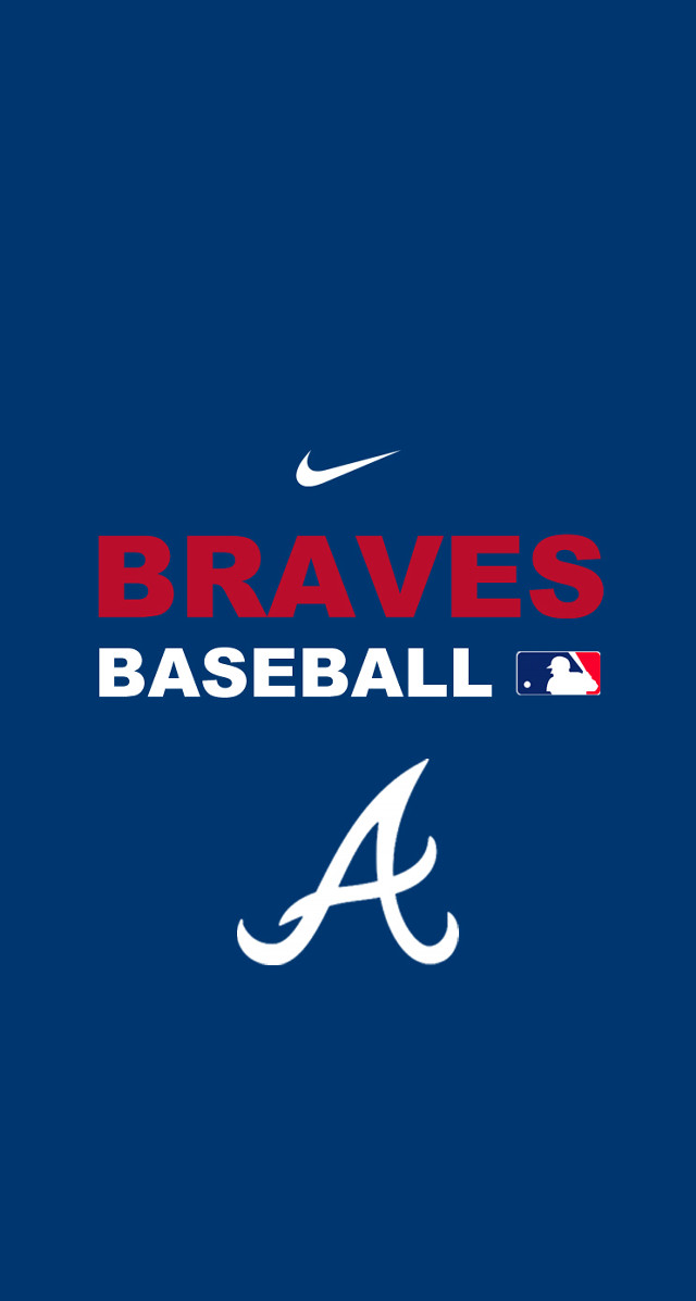 Braves baseball team logo front free wallpaper - medium preview image