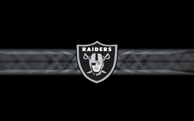 Oakland football logo white helmet free wallpaper - medium preview image