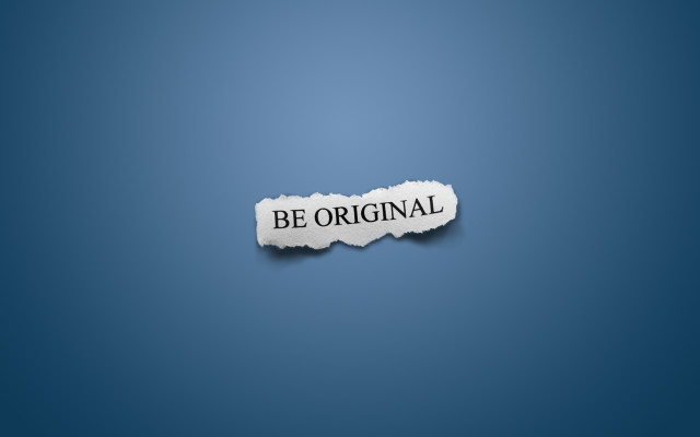 Torn paper be original free wallpaper - medium preview image