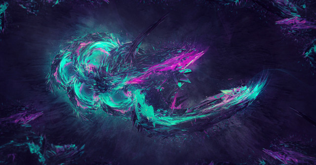 Spiral blue purple black background free wallpaper - medium preview image