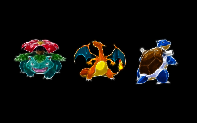 Colorful animals black background group free wallpaper - medium preview image