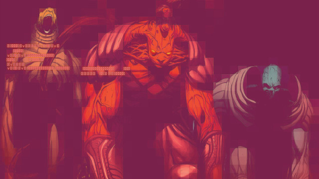 Man cat chair red purple free wallpaper - medium preview image