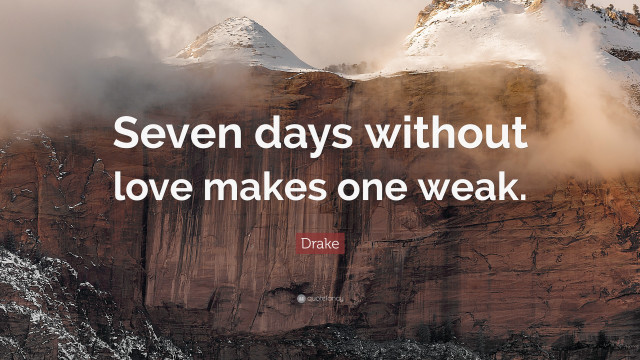 Mountain quote seven days without free wallpaper - medium preview image