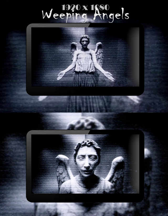 Man black white angel wings free wallpaper - medium preview image