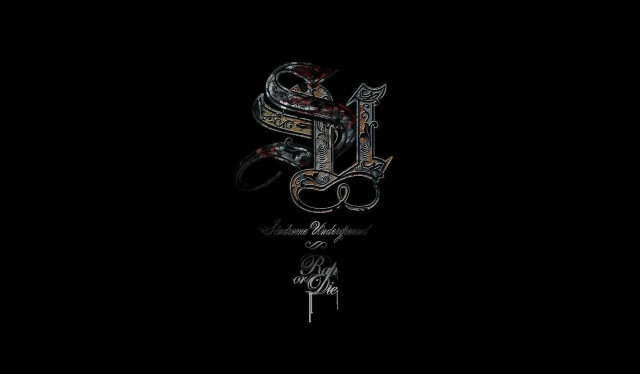 Black background snake letter s free wallpaper - medium preview image