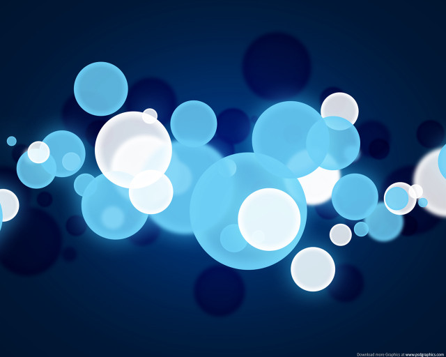 Blue black abstract hologram bubble free wallpaper - medium preview image