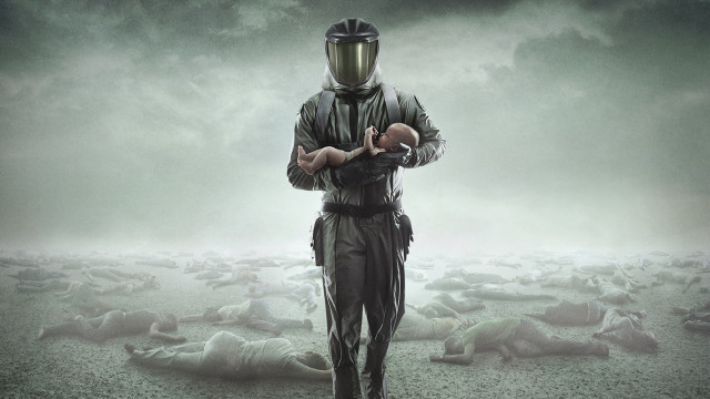 Man space suit field dead free wallpaper - medium preview image