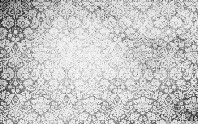 Black white wall pattern foliage free wallpaper - medium preview image
