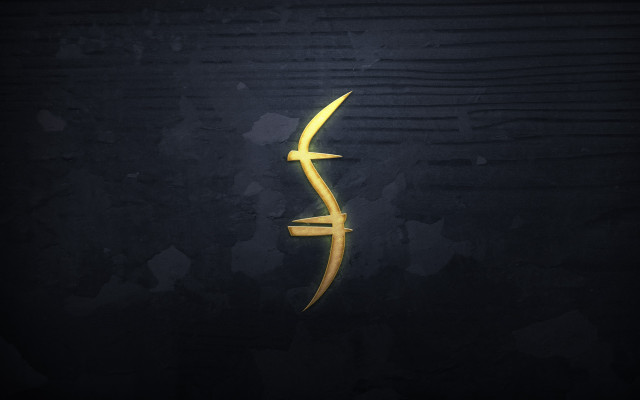 Yellow lightning bolt black background free wallpaper - medium preview image
