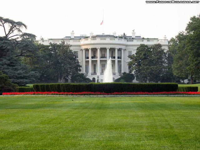 Large white building flag lawn #3 free wallpaper - medium preview image
