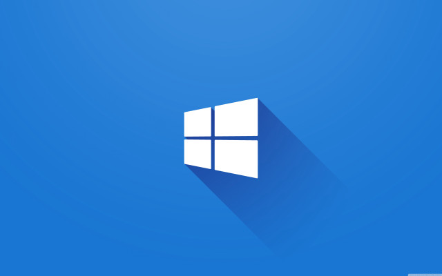 Blue background white window icon #3 free wallpaper - medium preview image