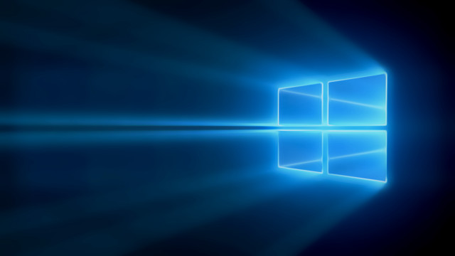Blue light shining window dark free wallpaper - medium preview image