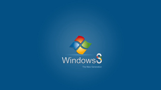 Blue background windows logo windows free wallpaper - medium preview image