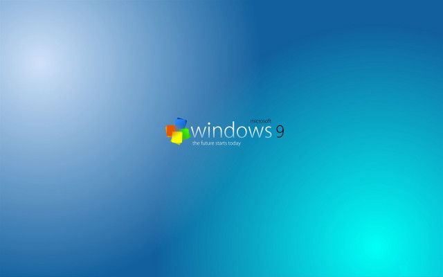 Blue wall windows logo background #2 free wallpaper - medium preview image