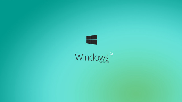 Green background windows logo blue free wallpaper - medium preview image