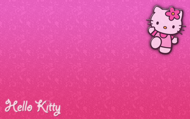 Hello kitty wallpaper pink background #7 free wallpaper - medium preview image