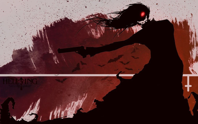 Woman gun bat poster action free wallpaper - medium preview image