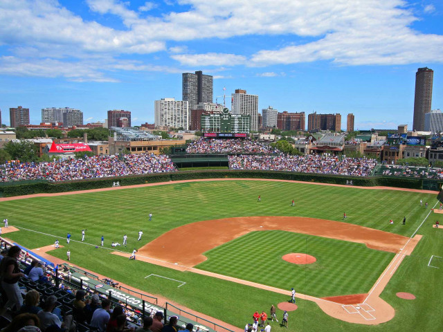 Baseball field crowd stands game free wallpaper - medium preview image