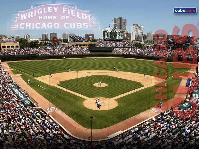 Wrigley field chicago cubs baseball free wallpaper - medium preview image