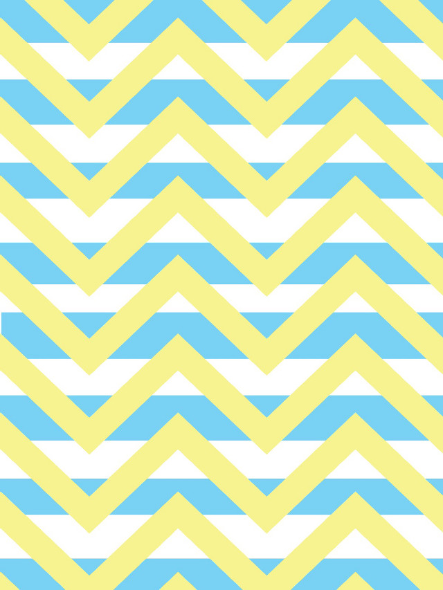 Blue yellow zigzag pattern white free wallpaper - medium preview image