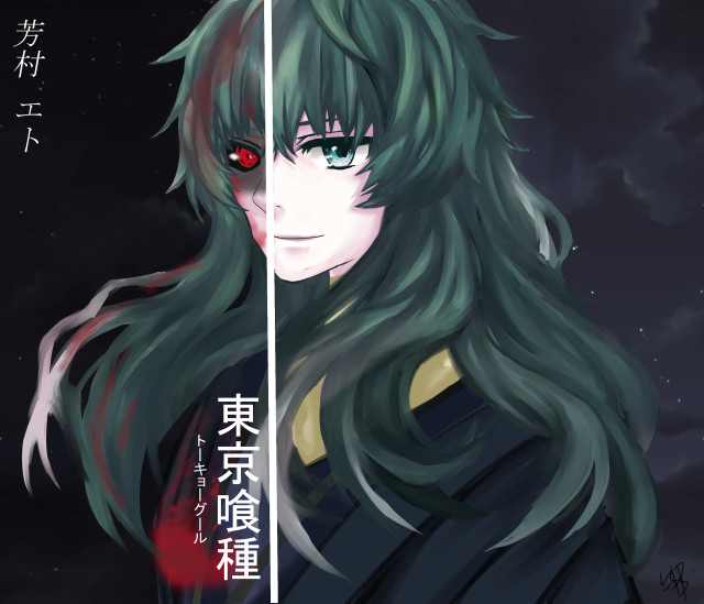 Anime character long hair red #3 free wallpaper - medium preview image