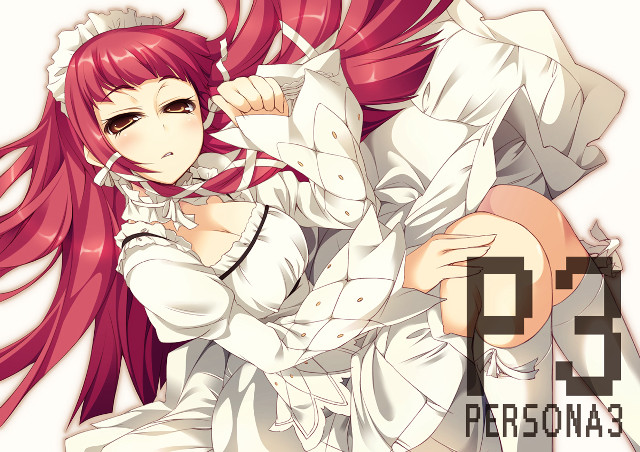Red hair white shirt logo free wallpaper - medium preview image