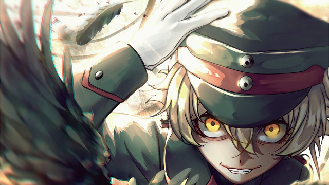 Anime character big hat big free wallpaper - medium preview image