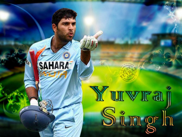 Man holding cricket ball bat free wallpaper - medium preview image