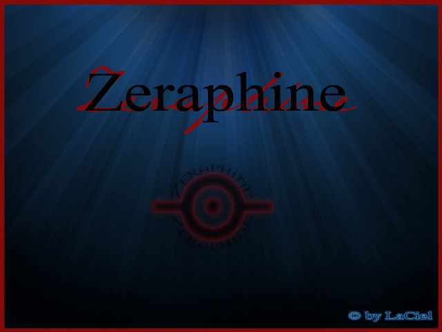 Blue background zeraphine red black free wallpaper - medium preview image