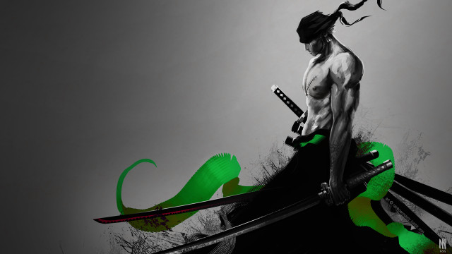 Man sword hat horse dragon free wallpaper - medium preview image