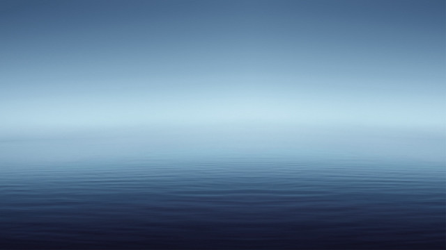 Blue ocean waves sky clouds free wallpaper - medium preview image