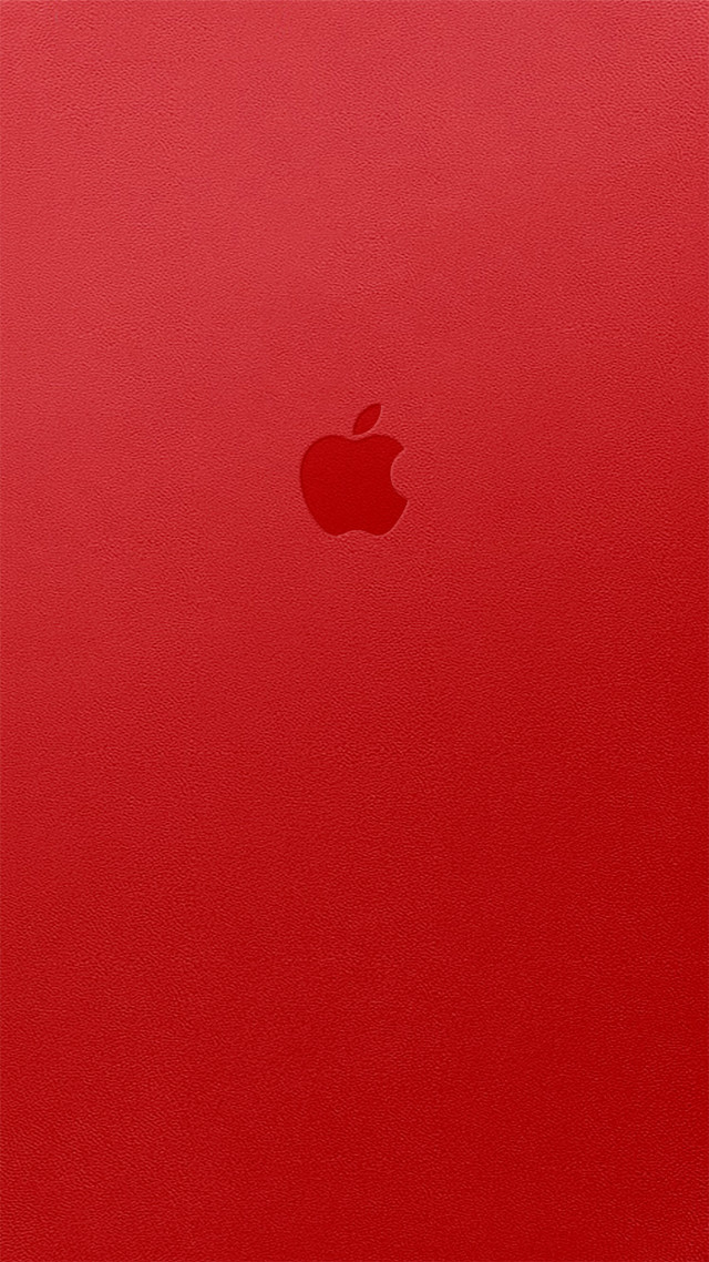 Red apple laptop red background free wallpaper - medium preview image