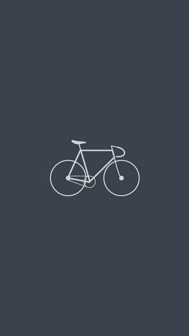 Bicycle minimalistic style image free wallpaper - medium preview image
