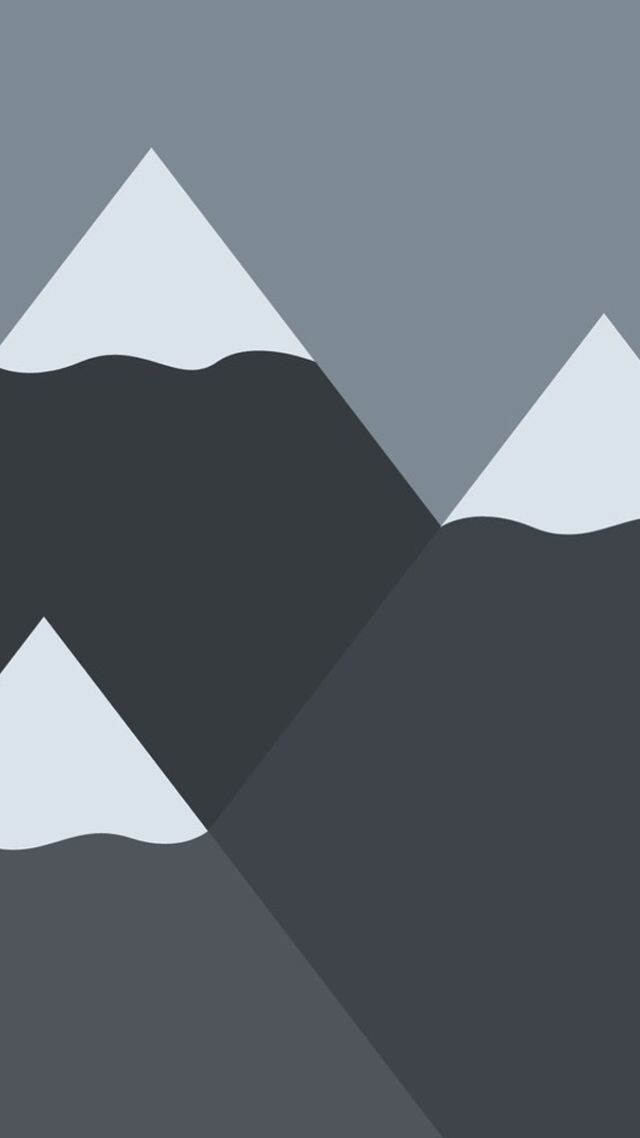 Mountain range long shadow ada free wallpaper - medium preview image