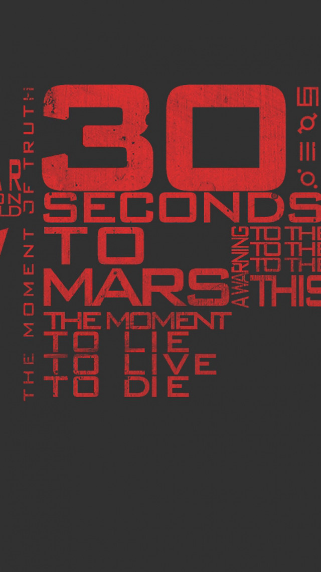 30 seconds to mars red free wallpaper - medium preview image