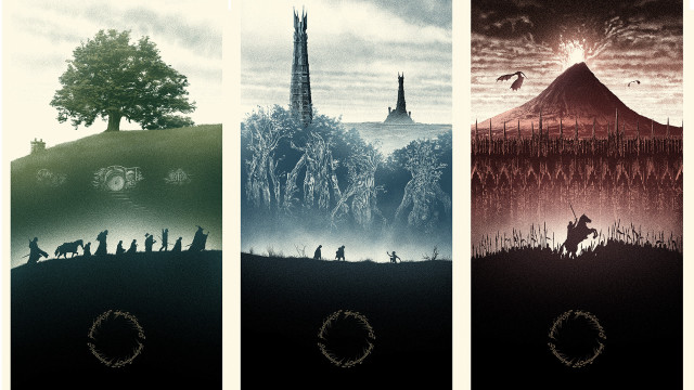 Landscape people walking tree sky free wallpaper - medium preview image