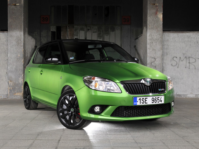 Green car parking garage graffiti free wallpaper - medium preview image