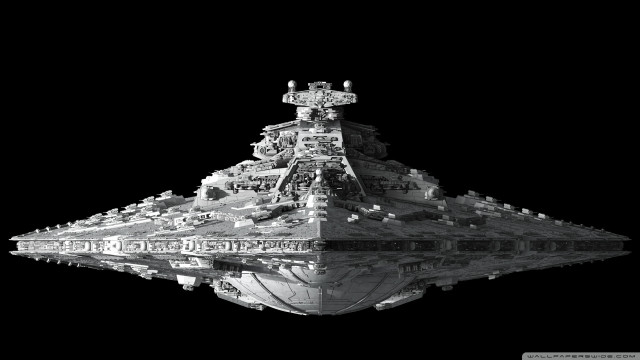 Large ship dark sky reflection free wallpaper - medium preview image