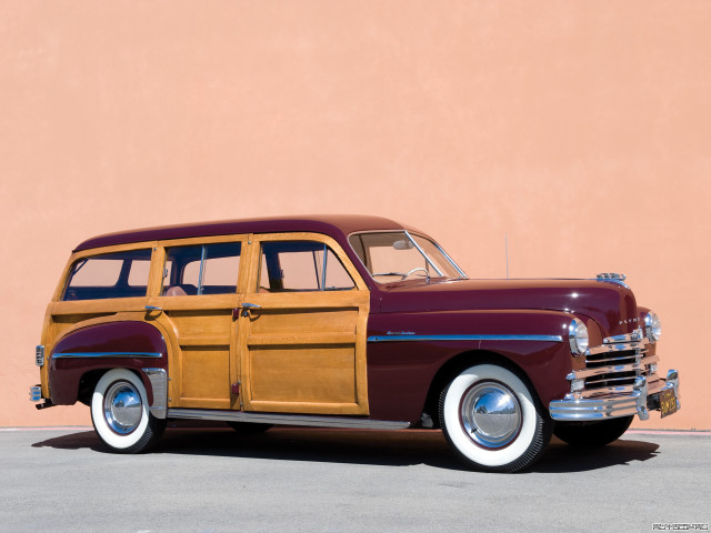 Brown white car parked pink free wallpaper - medium preview image