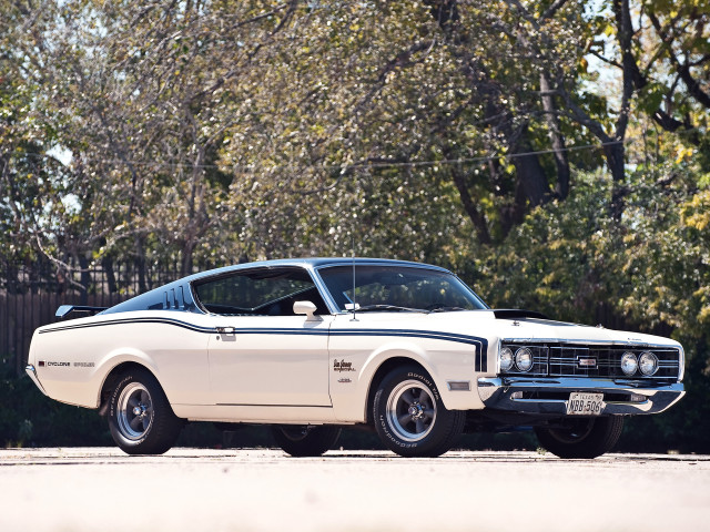 White muscle car parked road free wallpaper - medium preview image