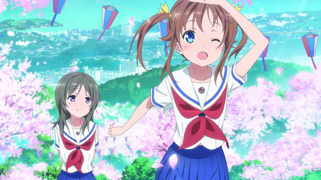 Girls school uniforms tree pink #3 free wallpaper - medium preview image