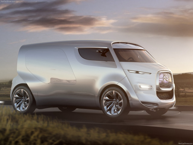 Silver van sunset clouds grass free wallpaper for desktop - medium preview image