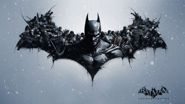 Batman movie poster characters snowy free wallpaper - medium preview image