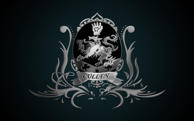 Black white crest crown banner free wallpaper - medium preview image