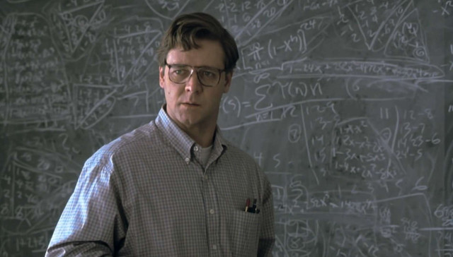 Man standing blackboard writing pocketed free wallpaper - medium preview image