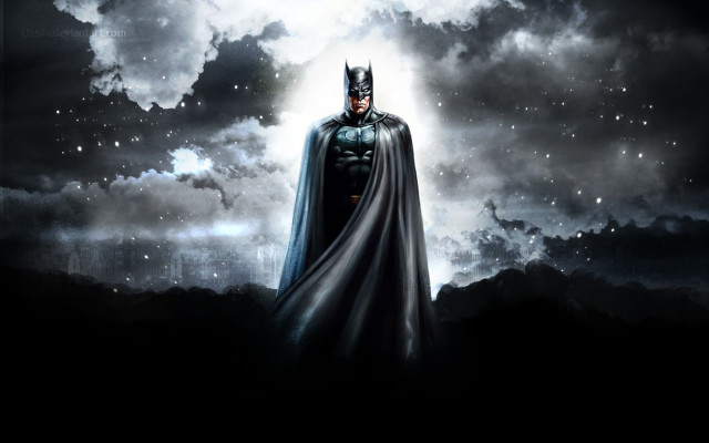 Man batman costume clouds full free wallpaper - medium preview image