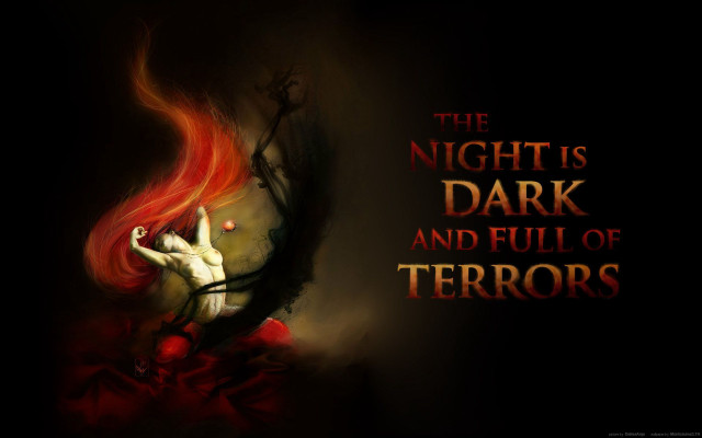 Dark evil demon knife night free wallpaper - medium preview image